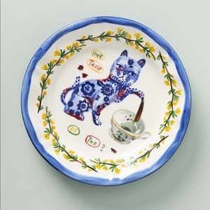 NWT Nathalie Lete Charmante Plate